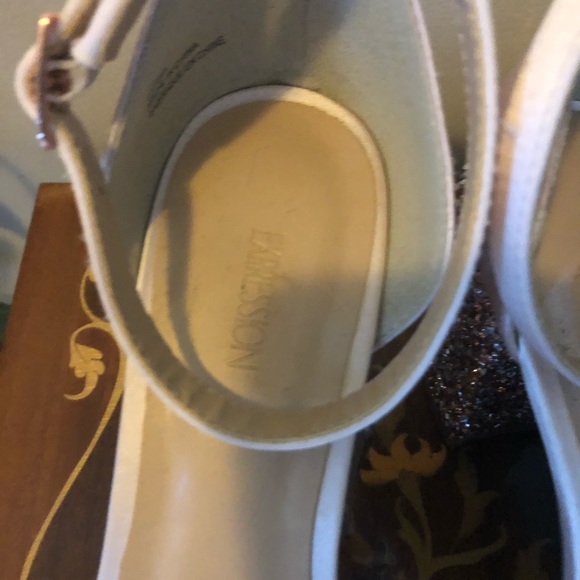 Pink Sparkle Heels with Silver and Pink Accents - Picture 4 of 5